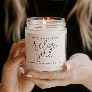 🆕 RELAX, GIRL SOY CANDLE